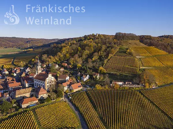 Castell-Blick von den Weinbergen