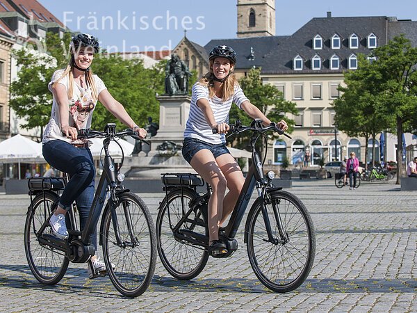 Mit dem E-Bike durch Schweinfurt